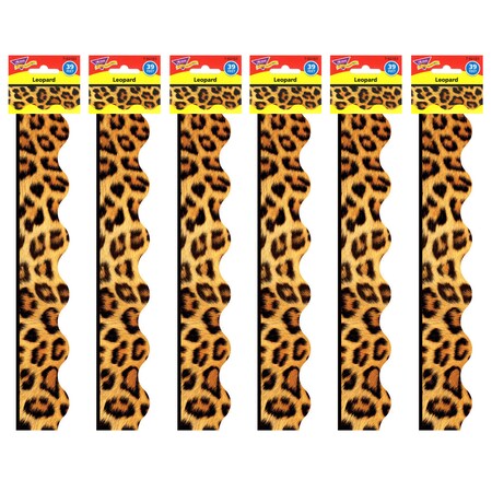 Trend Enterprises Leopard Terrific Trimmers, 39 Feet/Pack, PK6 T92163